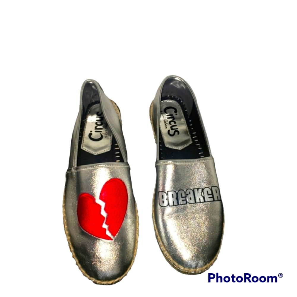 Silver CIRCUS BY SAM EDELMHeartbreaker espadrilles